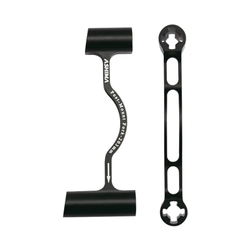Adattatore pinza freno Ashiman AU32 ant: 203mm / post: 203mm Nero