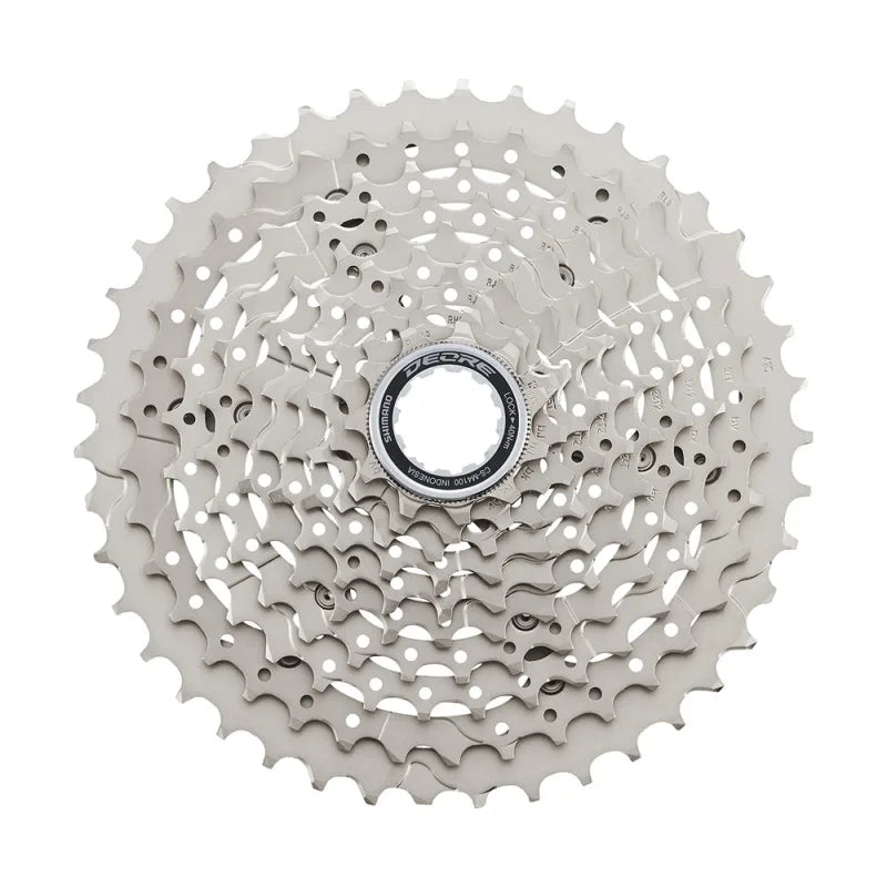 Cassetta pignoni Shimano DEORE CS-M4100 10V - argento