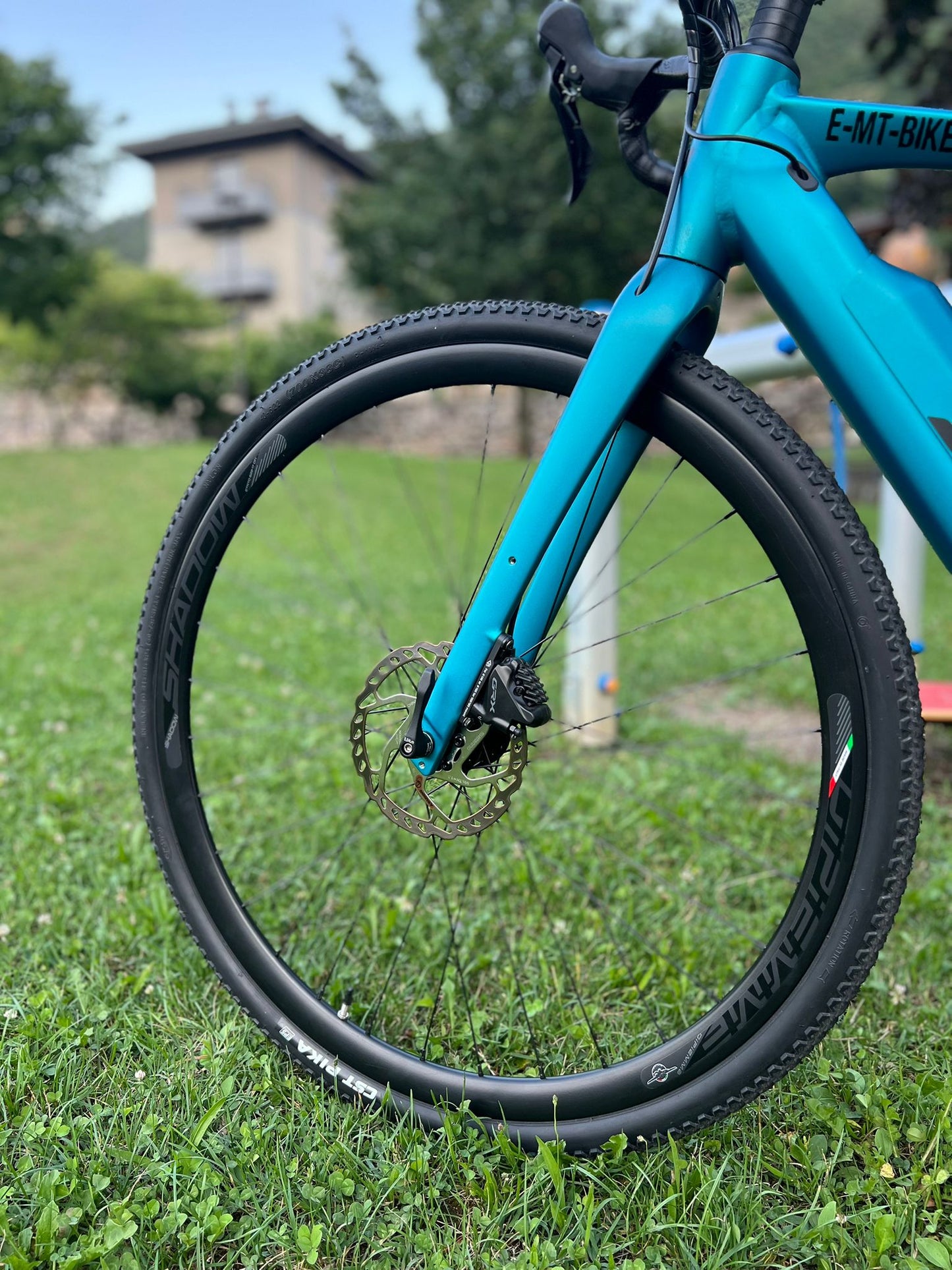 Gravel Bikel ESCAPE taglia L Polini 80Nm 500Wh Blue Reef