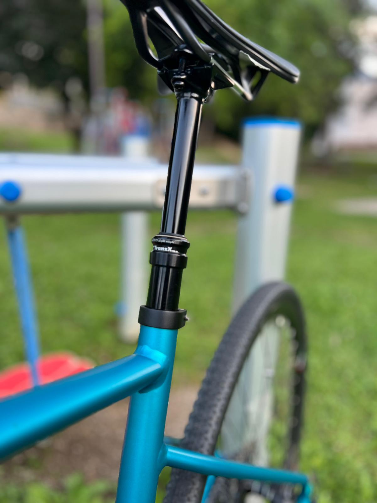 Gravel Bikel ESCAPE taglia L Polini 80Nm 500Wh Blue Reef