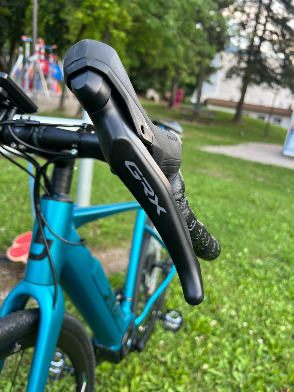 Gravel Bikel ESCAPE taglia L Polini 80Nm 500Wh Blue Reef