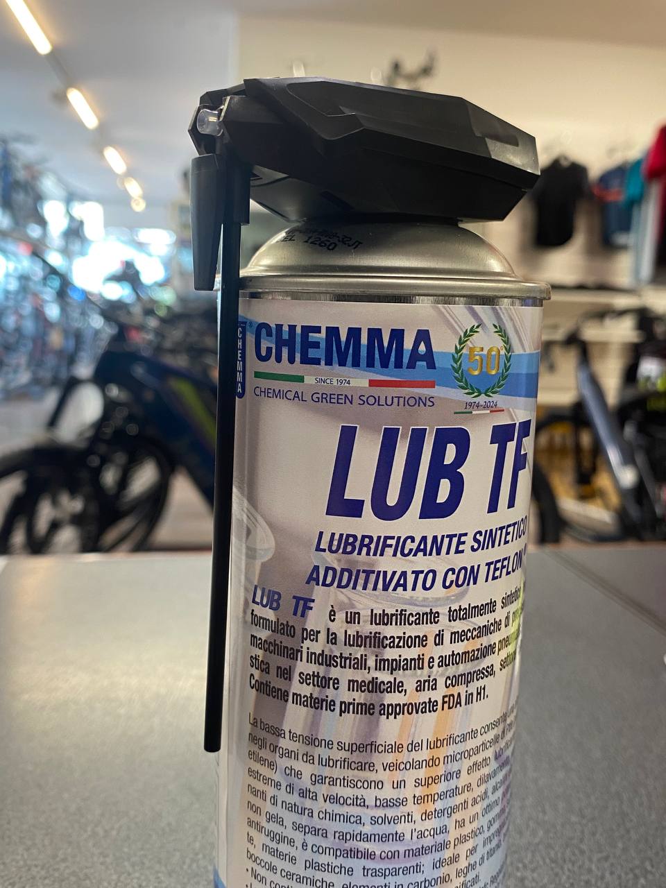 Lubrificante per catene Chemma LUB TF sintetico additivato con TEFLON 400ml