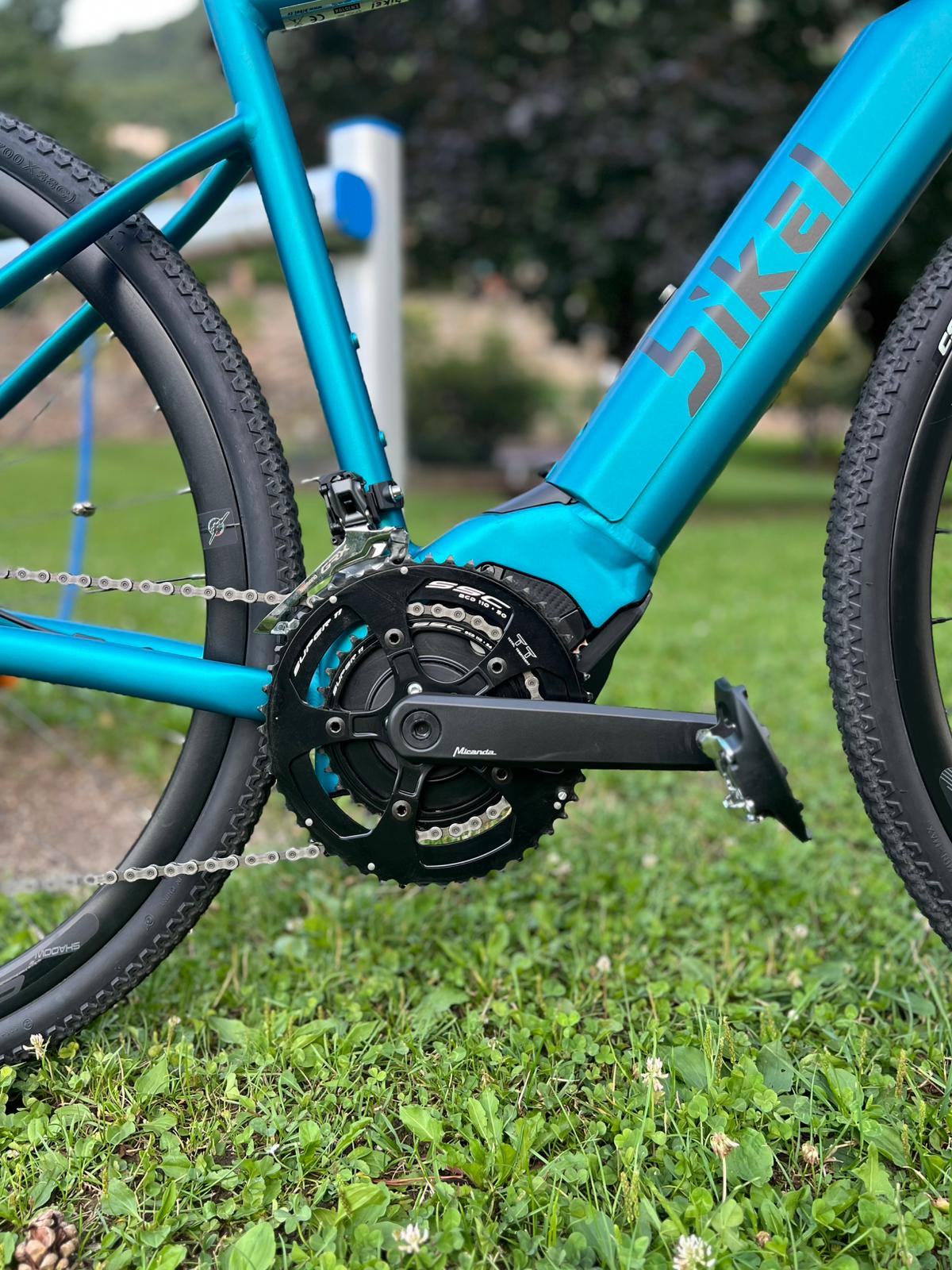 Gravel Bikel ESCAPE taglia L Polini 80Nm 500Wh Blue Reef