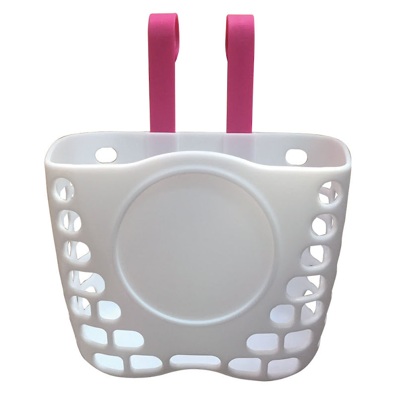 Cestino Bici Junior 18x12x15cm in plastica diverse fantasie installazione anteriore