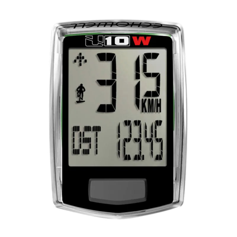 Ciclocomputer ECHOWELL U10 10 funzioni Nero - Wireless
