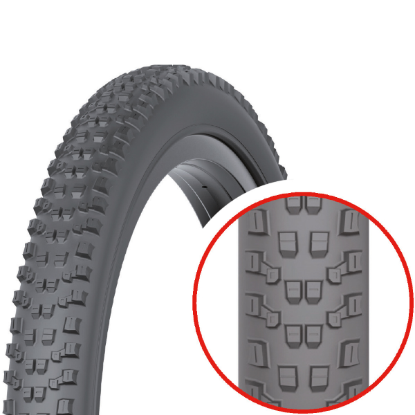Copertone nevegal 2 dual tread 27.5 x 2.40 nero rigido Kenda