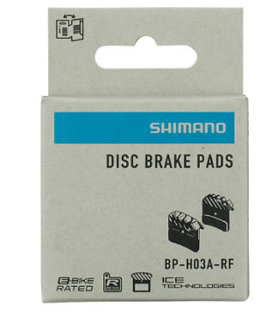 Shimano BP-H03A-RF pastiglia in resina con aletta e molla con coppiglia (paio)