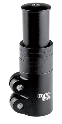 Adattatore/prolunga piantone manubrio da 25,4mm a 28,6mm in alluminio