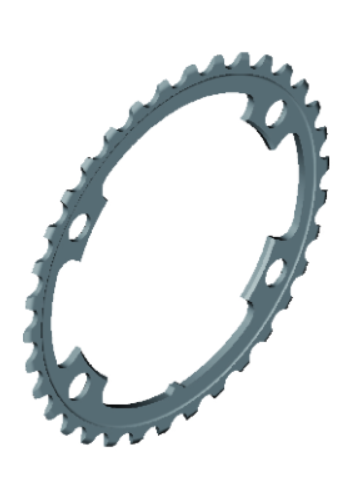 Corona 34T Shimano Tiagra FC-4700 per bici da strada