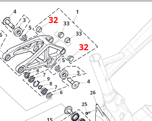 Coppia boccole IGUS GFM 121418 08 – Ricambio Fantic