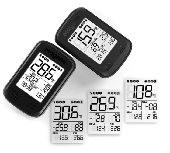 Ciclocomputer per ciclismo Magene C206 1,9" GPS
