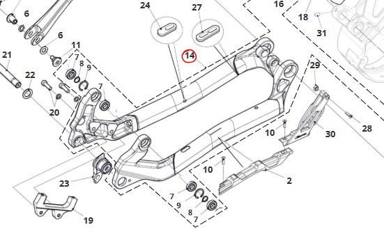 Carro Alluminio Spazzolato Fantic MY21 B0100191020