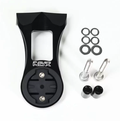 Supporto per GARMIN in alluminio piantone manubrio CNC nero