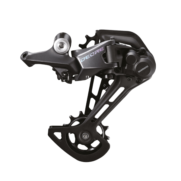 Cambio Shimano DEORE RD-M6100-SGS 12V - gabbia lunga antracite