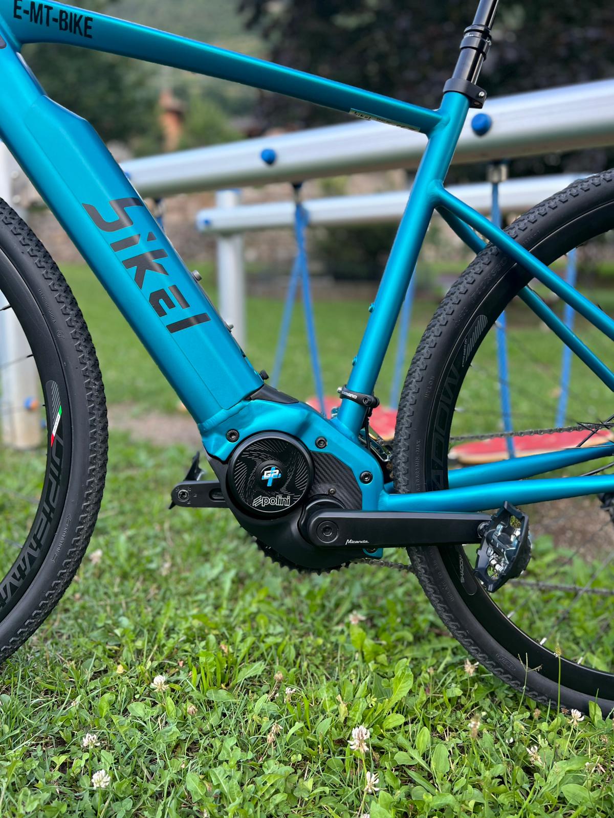 Gravel Bikel ESCAPE taglia L Polini 80Nm 500Wh Blue Reef
