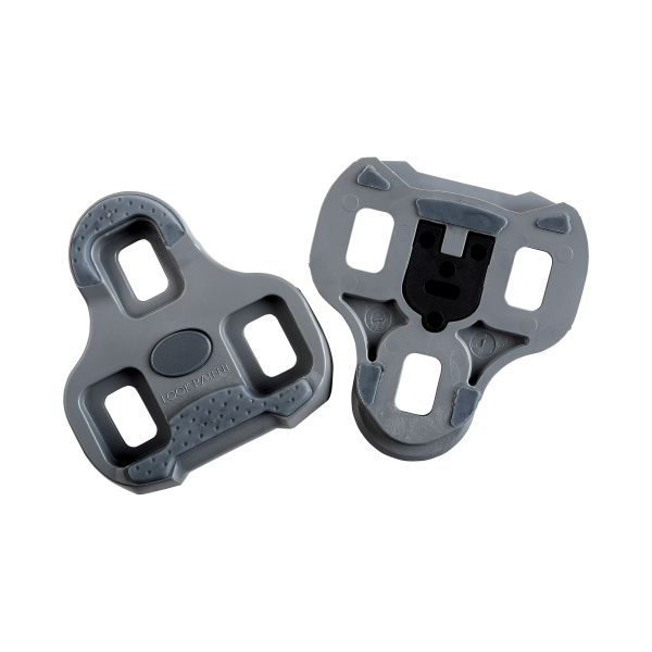 Coppia tacchette scarpe ciclismo Look Keo Grip 4.5° grigio