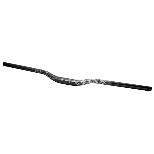 Manubrio mountain bike 31,8mm - 780mm rise 30mm nero bianco