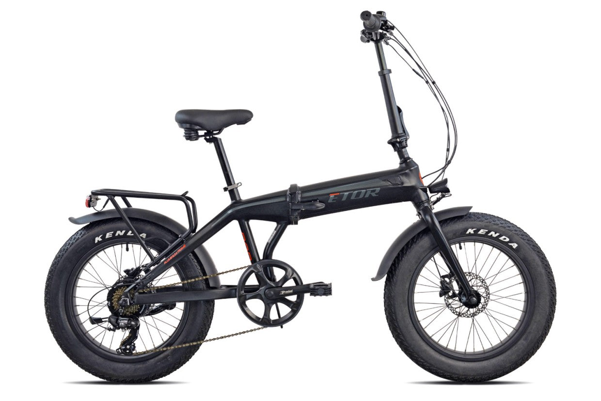Torpado Bora Fat E-Bike 20x4.0" 500Wh nero