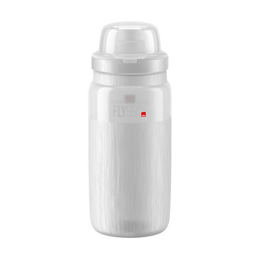 Borraccia Elite Fly MTB TEX 550 ml Clear Grey Logo