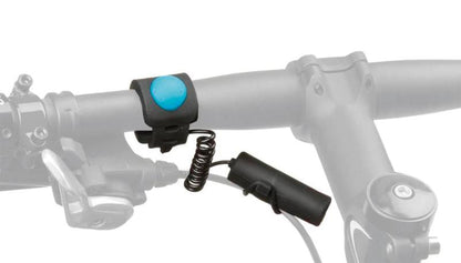 Campanello elettronico M-WAVE BELLECTRIC per bicicletta – nero