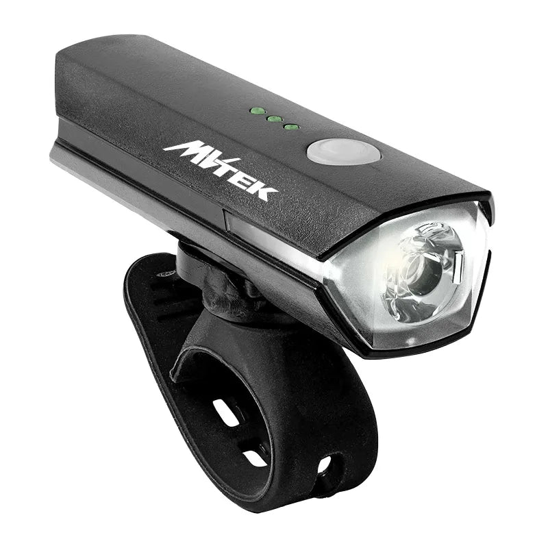 Fanale anteriore MVTEK a LED da 550 lumen ricaricabile USB