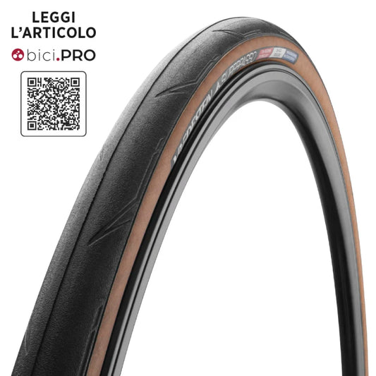 Copertura Vredestein SUPERPASSO 700x28 Tube Type Pieghevole Nero/Para