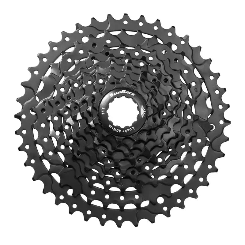 Cassetta MTB 9v 11-40 SunRace nero (corpetto Shimano)