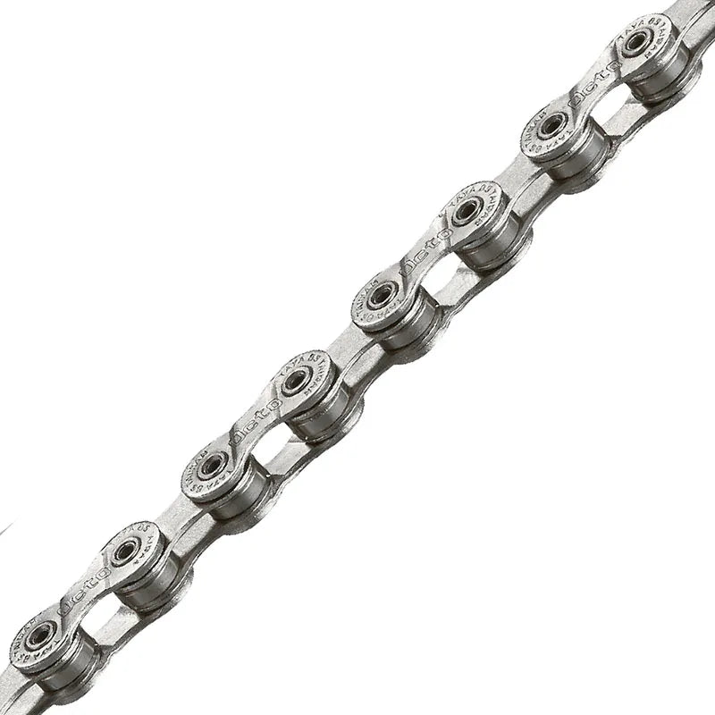 Catena TAYA 7/8V 136 Maglie E-Bike Titan Argento con Falsamaglia