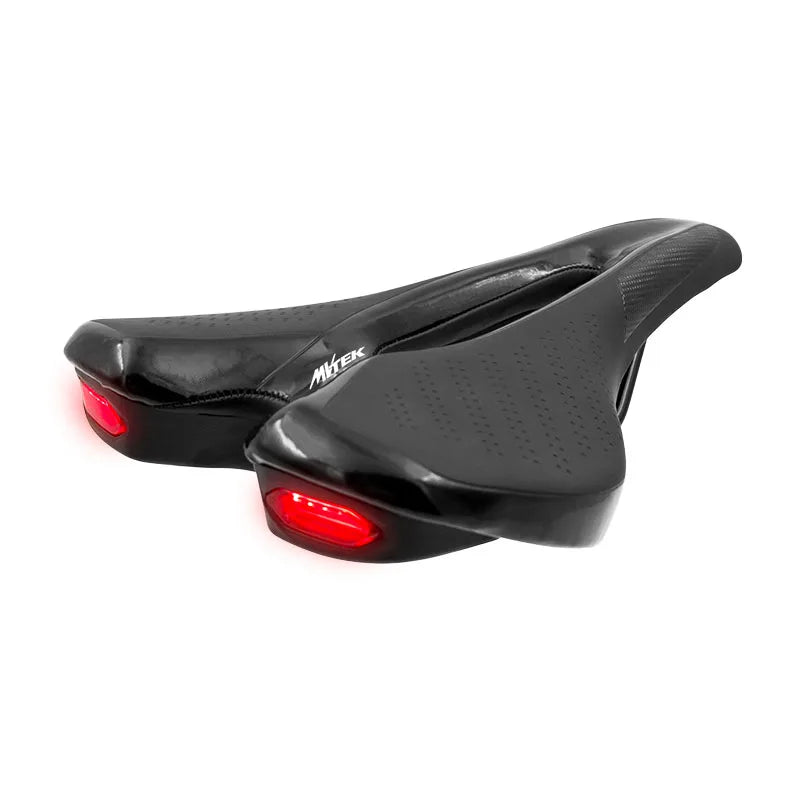 Sella MTB 155x255 con luce posteriore USB Mvtek