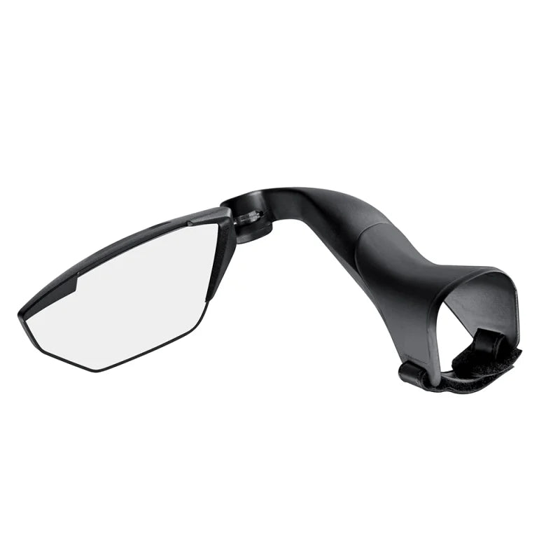 Specchio retrovisore per bici da corsa EYELINK 125x178mm - 75g in carbonio nero carbon