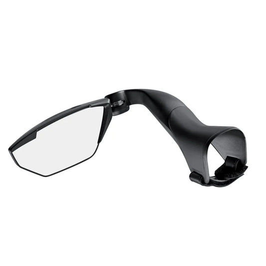 Specchio retrovisore per bici da corsa EYELINK 125x178mm - 75g in carbonio nero carbon