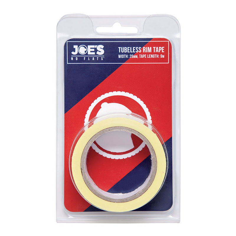 Nastro per nastratura cerchio tubeless 9m larghezza. 21mm, 25mm e 29mm giallo
