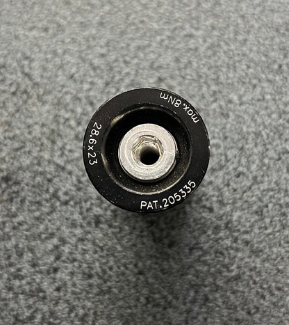 Tappo serie sterzo forcelle carbonio 28,6x23mm alluminio nero