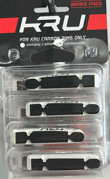 Pattini freno KRU per cerchi in carbonio (Shimano/SRAM e Campagnolo)