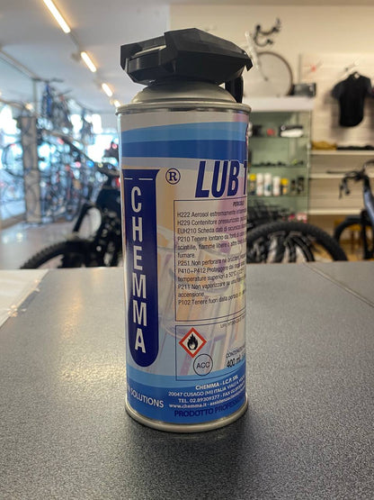 Lubrificante per catene Chemma LUB TF sintetico additivato con TEFLON 400ml