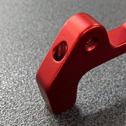 Supporto pinza freno posteriore per e-bike Fantic anodizzato rosso