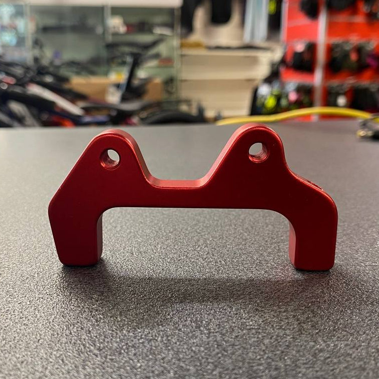 Supporto pinza freno posteriore per e-bike Fantic anodizzato rosso