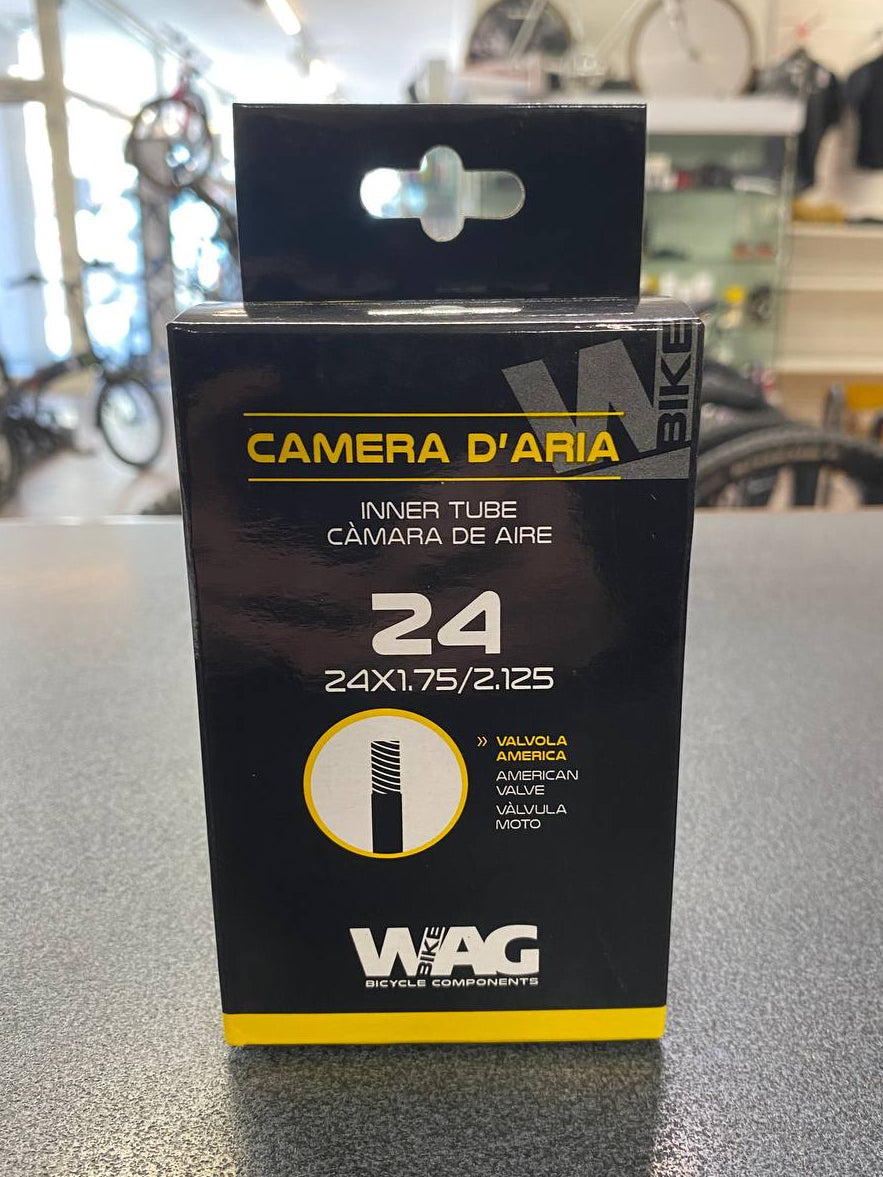 Camera d'aria WAG 24x1.75/2.125 valvola italiana 40 mm
