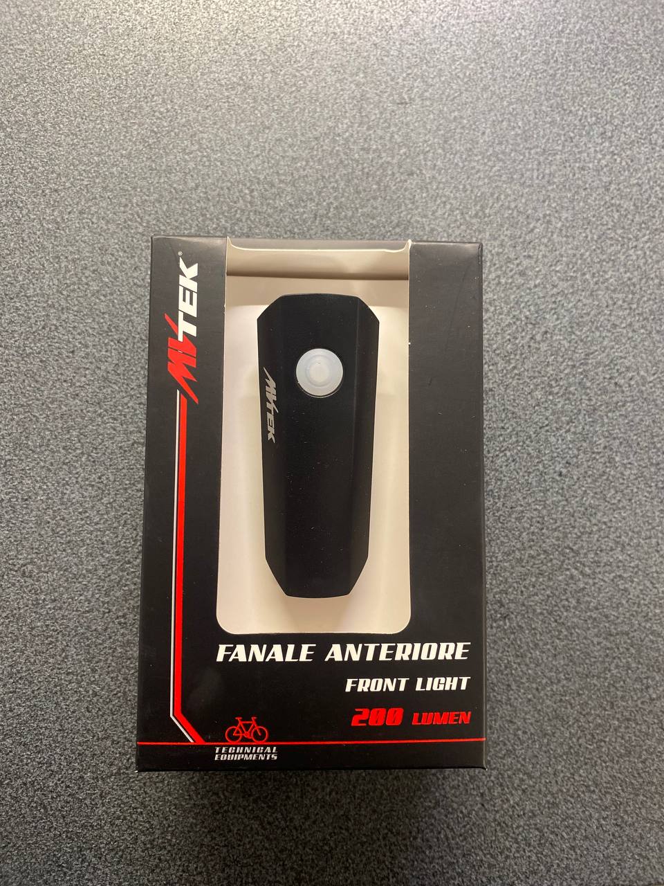 Fanale anteriore mvtek 200 lumens
