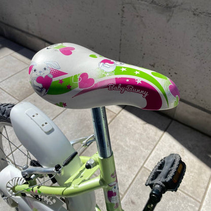 Bici bambini baby bunny 14" verde usata