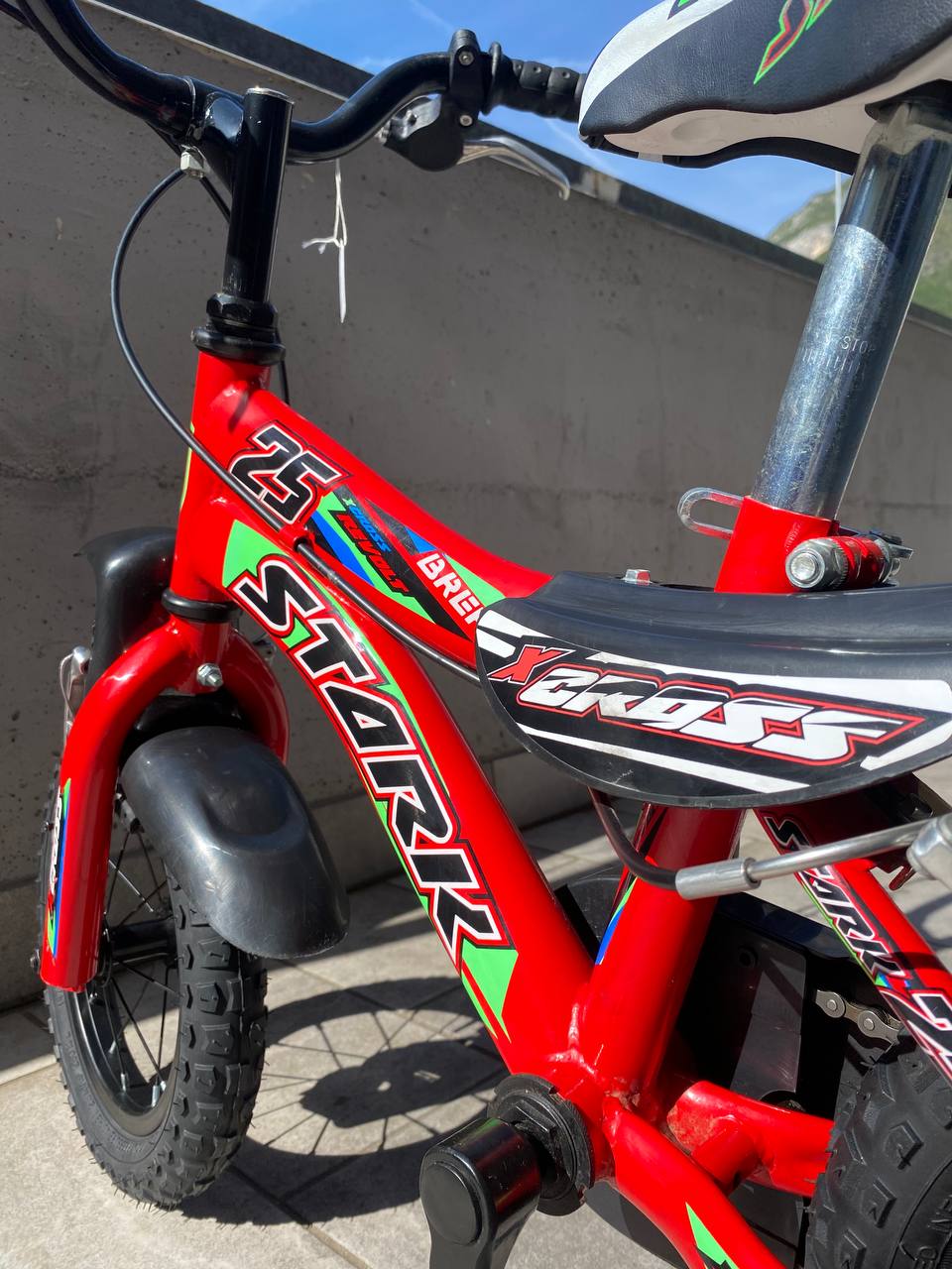 Bici bambino brera stark 12 rossa usata