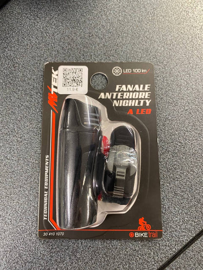 Fanale anteriore NIGHTLY 1 Led/1 Watt MVTEK