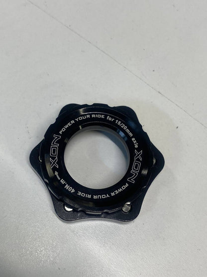 Adattatore disco Center Lock XON 15/20 mm nero