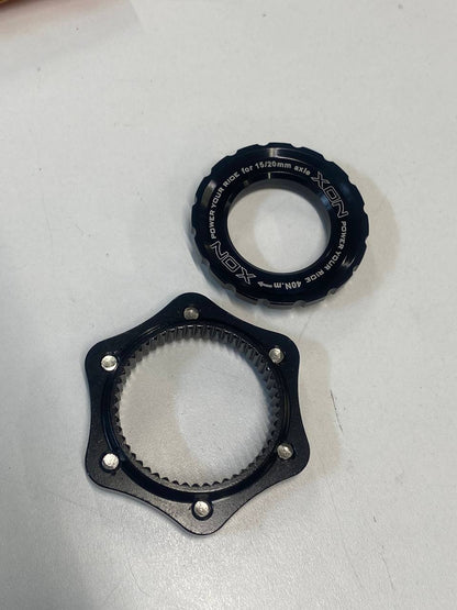 Adattatore disco Center Lock XON 15/20 mm nero