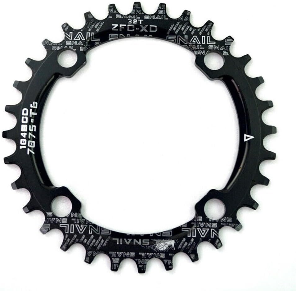 Corona Narrow Wide 32T BCD 104 mm Alluminio 7075 Nero