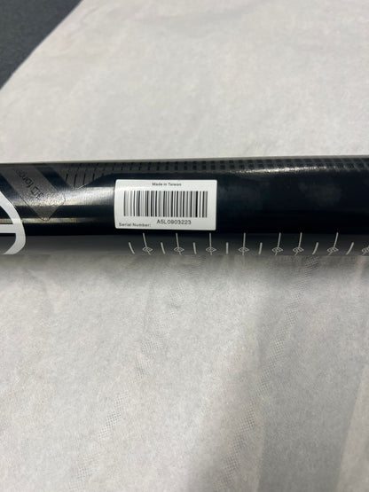 Tubo sella GRAVITY in alluminio 31,6x350mm anodizzato nero