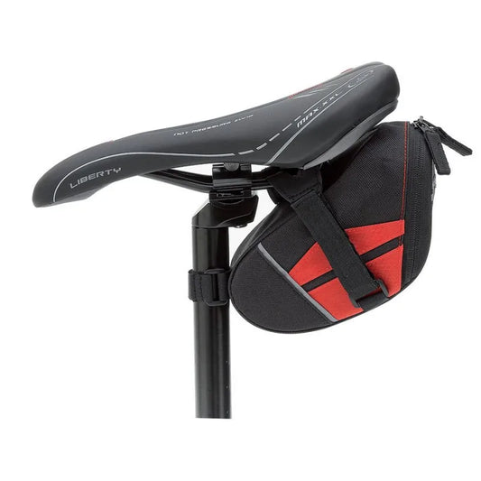Borsa sottosella MVtek EASYFIX 18x9x9cm nero/rosso