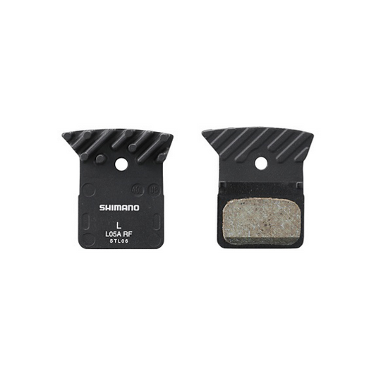 Shimano BP-L05A-RF pastiglia in resina con aletta e molla (paio)