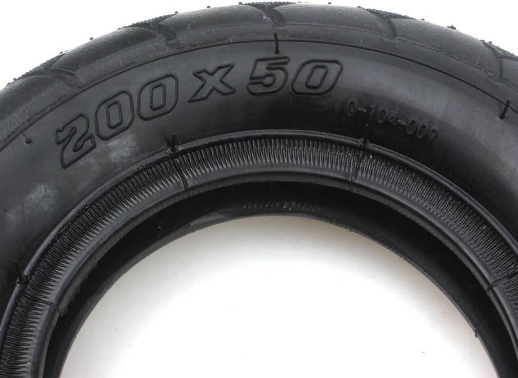 Gomma per monopattino 200x50 (8"x2") colore nero