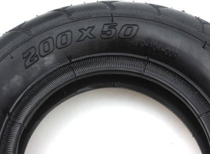 Gomma per monopattino 200x50 (8"x2") colore nero